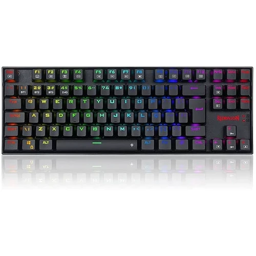 Teclado Mecânico Gamer Redragon Kumara Pro RGB Switch Marrom Preto - K552RGB-BRS-B