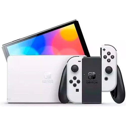 Nintendo Console Switch Oled + Super Mario Bros Wonder + 12 Meses Assinatura Nintendo Switch Online