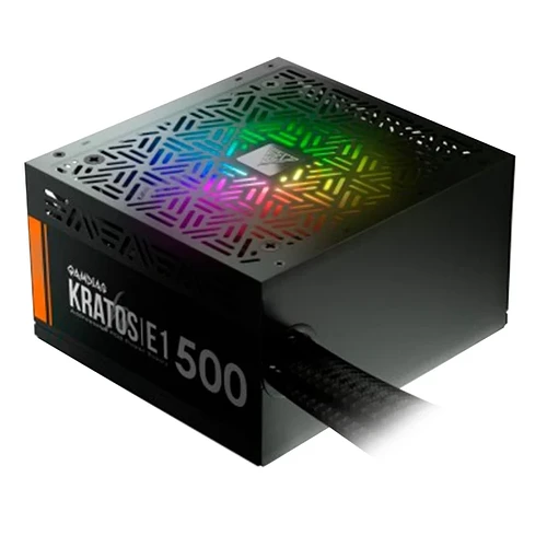 Fonte Gamdias Kratos E1 500W 80% de Eficiência RGB GD-Z500ZZZ