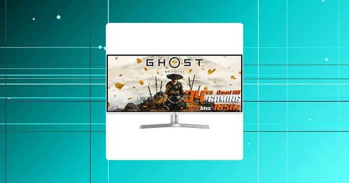 Monitor Gamer SuperFrame Vision Ultra, 34 Pol, Flat, UltraWide, Quad HD, 1ms, 165Hz, IPS - SFVFW-34165-QHD-PRO