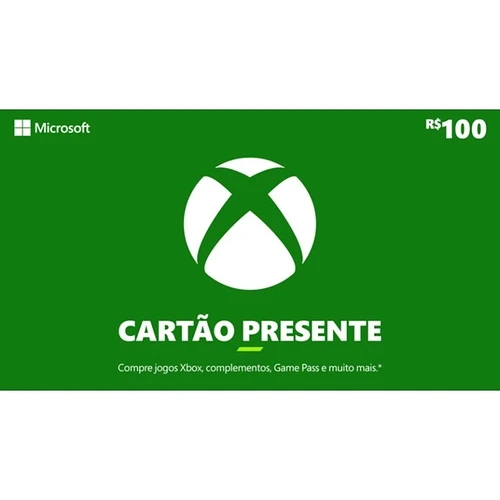 Xbox - Cartão Presente Digital 100 Reais